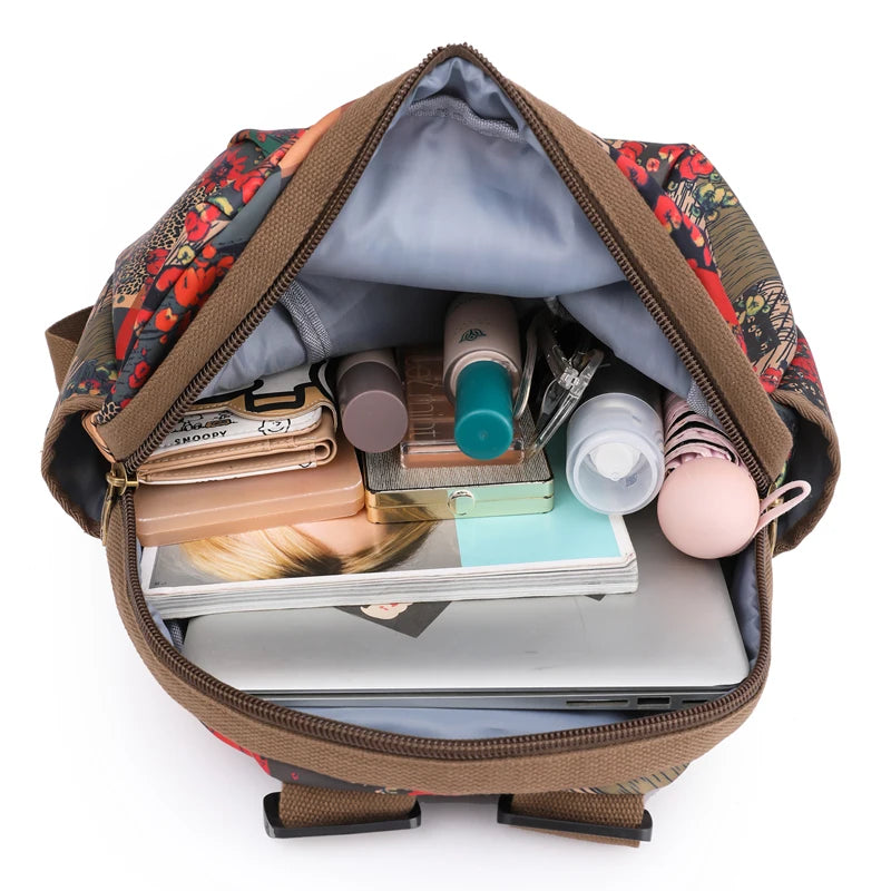Anti Theft Women Backpack Pretty Style