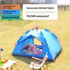 Fully Auto Quick Open Tent Sun Protect Rainproof Camping Beach Tent