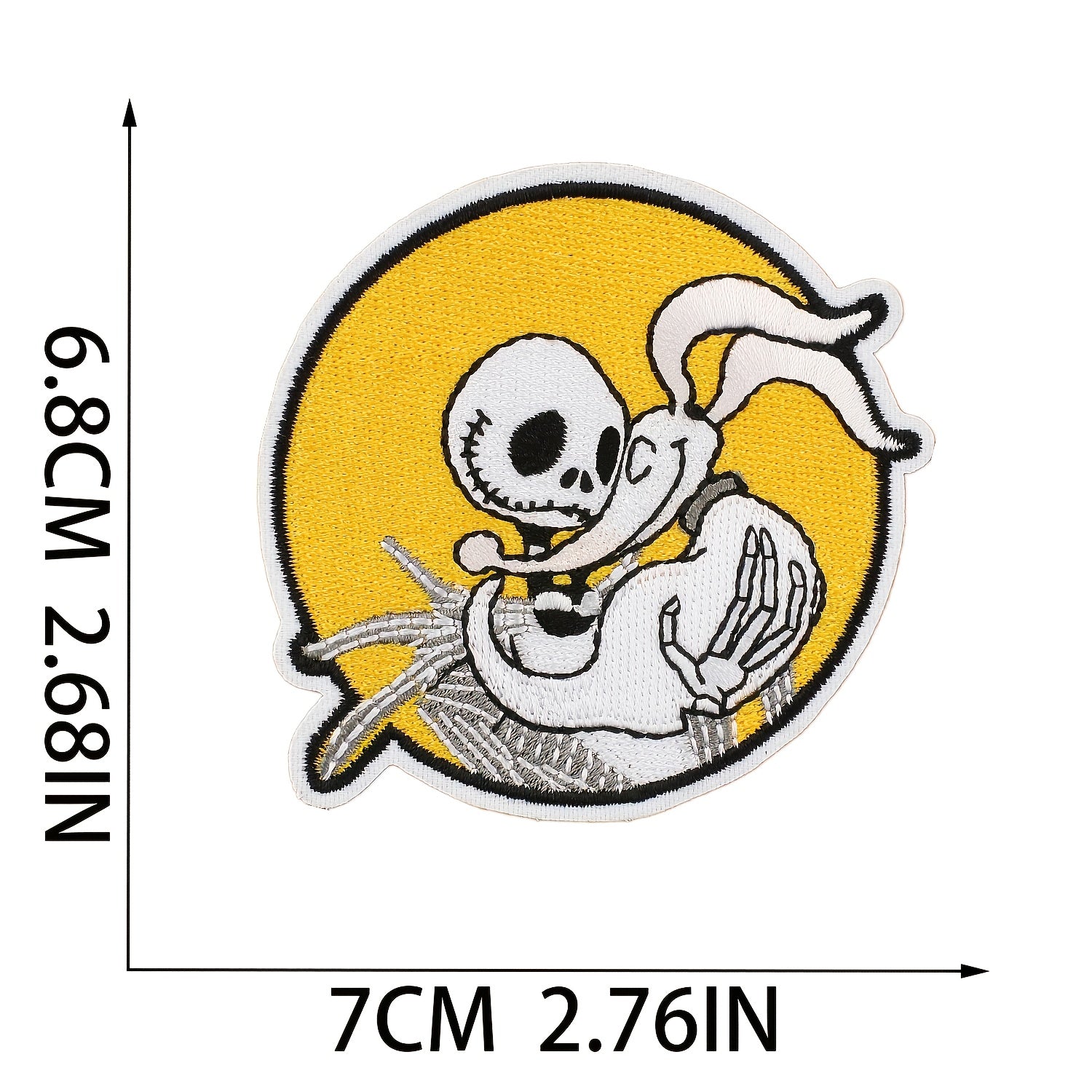 Halloween Embroidered Iron On Patches for Clothes Jackets Hats Bags Shoes