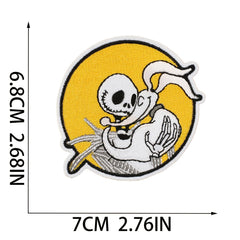 Halloween Embroidered Iron On Patches for Clothes Jackets Hats Bags Shoes