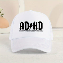 Kids ADHD Print Mesh Baseball Cap Sun Protection Breathable Truck Driver Cap