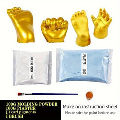 3D Hand Casting Kit DIY Plaster Statue Hand Mold Kit