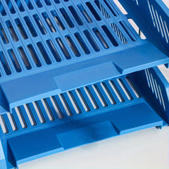 2nd Layer File Tray Organizer for Office Desk A4 File Frame Rack