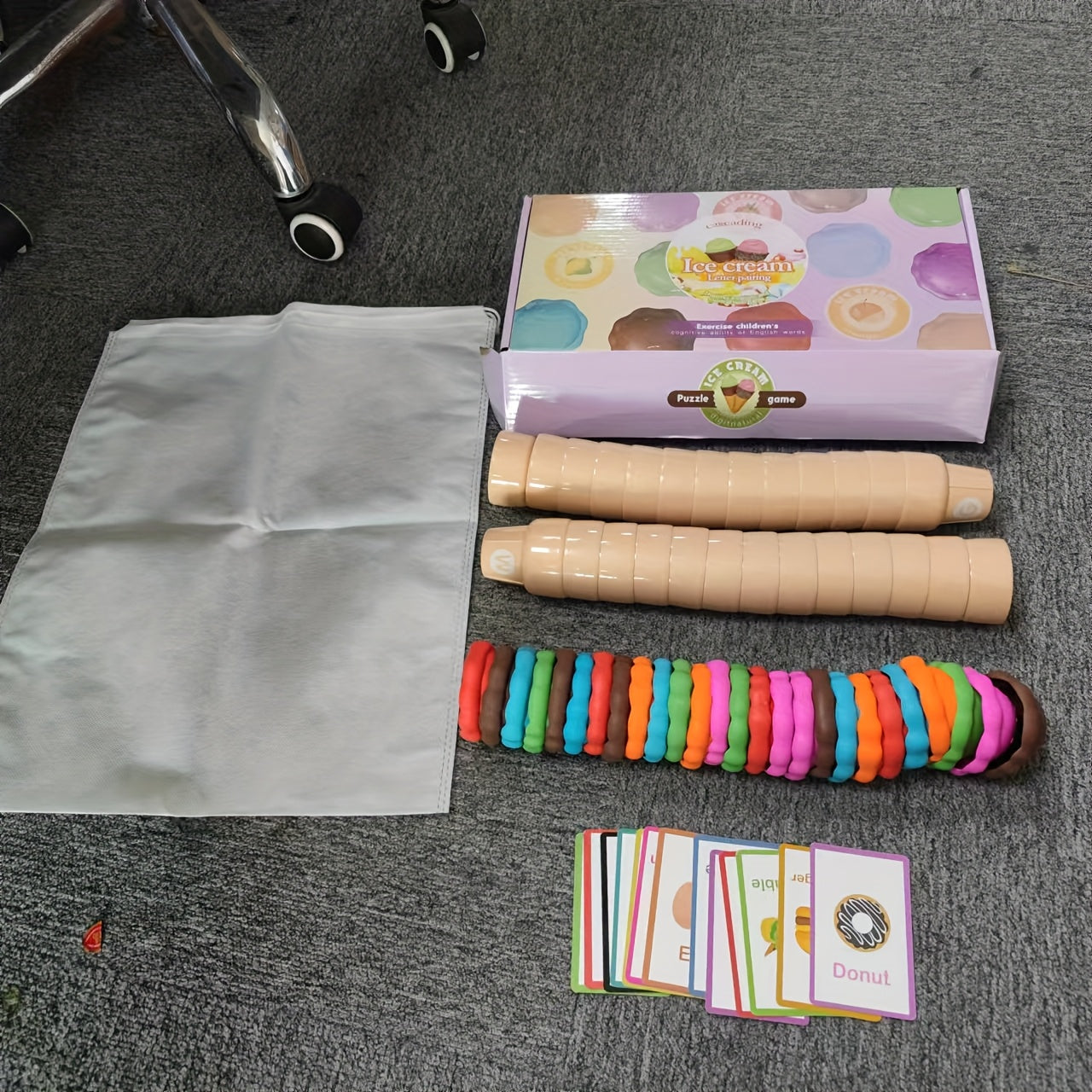 Ice Cream Alphabet & Number Learning Toy Stacking Toys