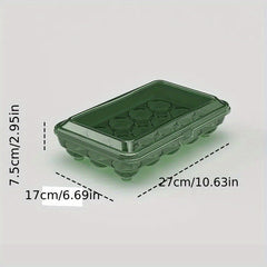 15pcs Plastic Egg Storage Boxes Shockproof Transparent Reusable Box