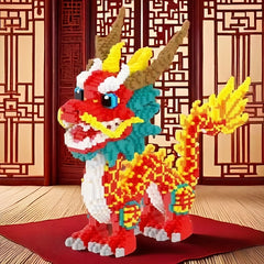 Dragon Building Blocks Set Educational 3D Puzzle Holiday Gift