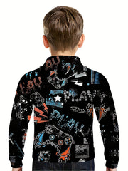 Teens 3D Print Sweatshirt Kids Casual Street Wear Clothes