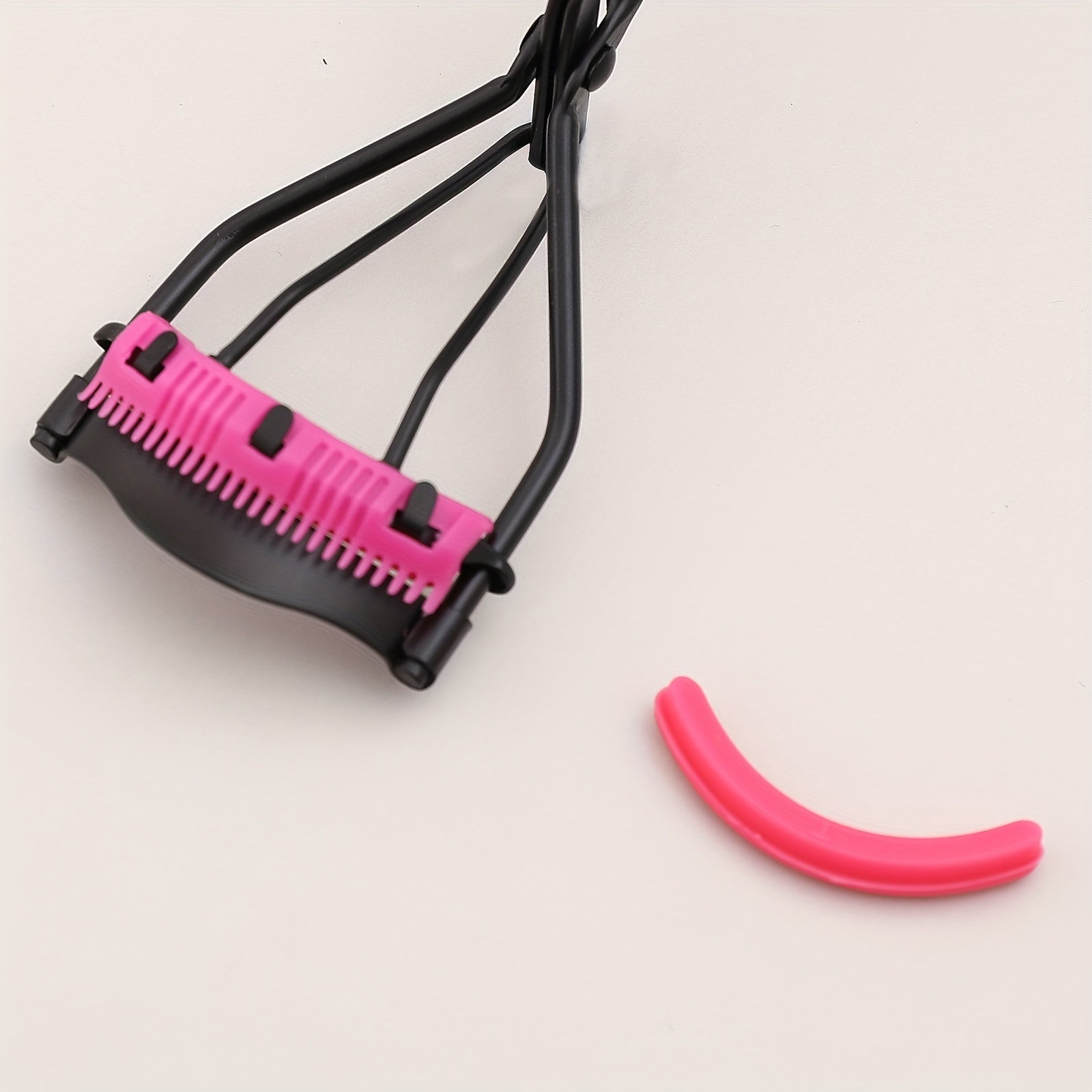 Professional Eyelash Curler with Brush and 3 Silicone Pads