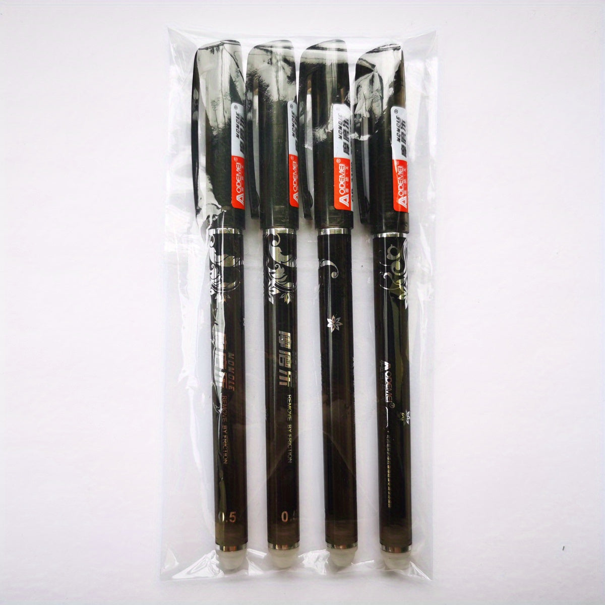 4 Pack Erasable Gel Pens 4 Colors 0.5mm Smooth Writing & Multifunctional