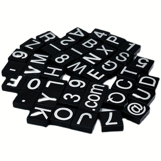 41pcs MOC Small Building Blocks Numbers and Letters DIY Set
