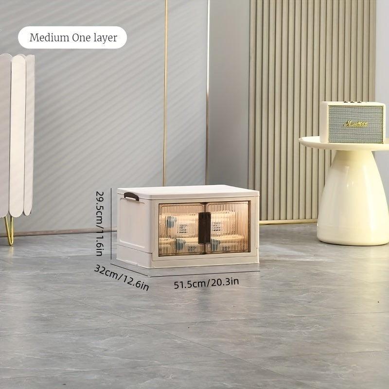 Large Foldable Storage Bin & Wardrobe Cabinet for Bedroom Living Room