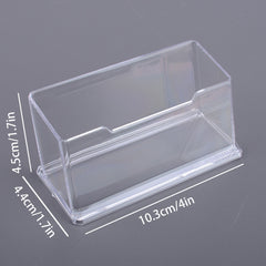 Acrylic Business Card Holder Desk Organizer