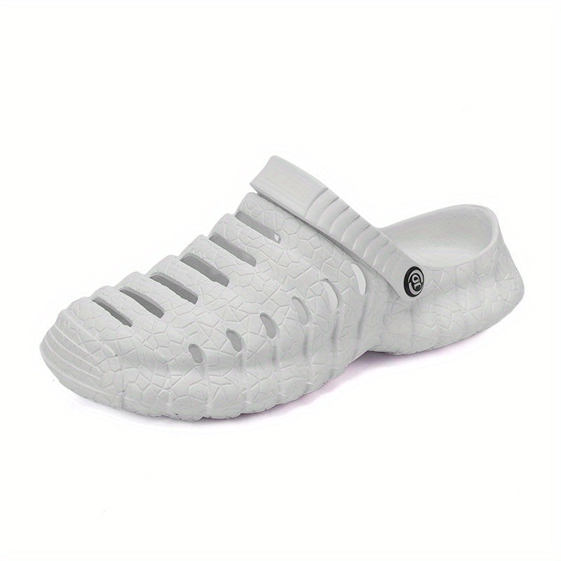 Men's Solid Slip On Platform Clogs Anti skid Beach Shoes