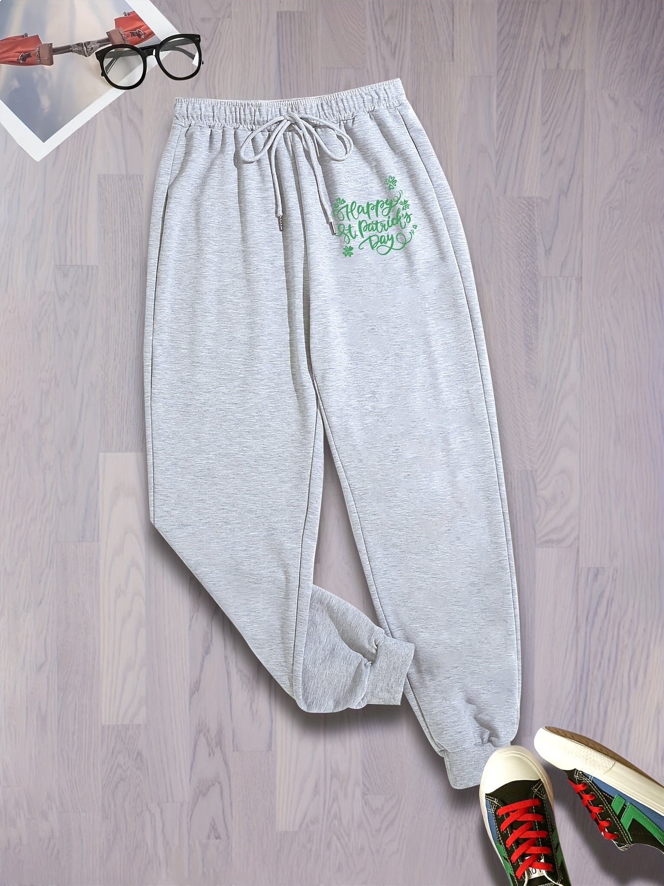  St Patrick's Casual Sports Sweatpants Women's Plus