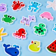 15pcs Marine Animal Models Handicraft Set for Halloween