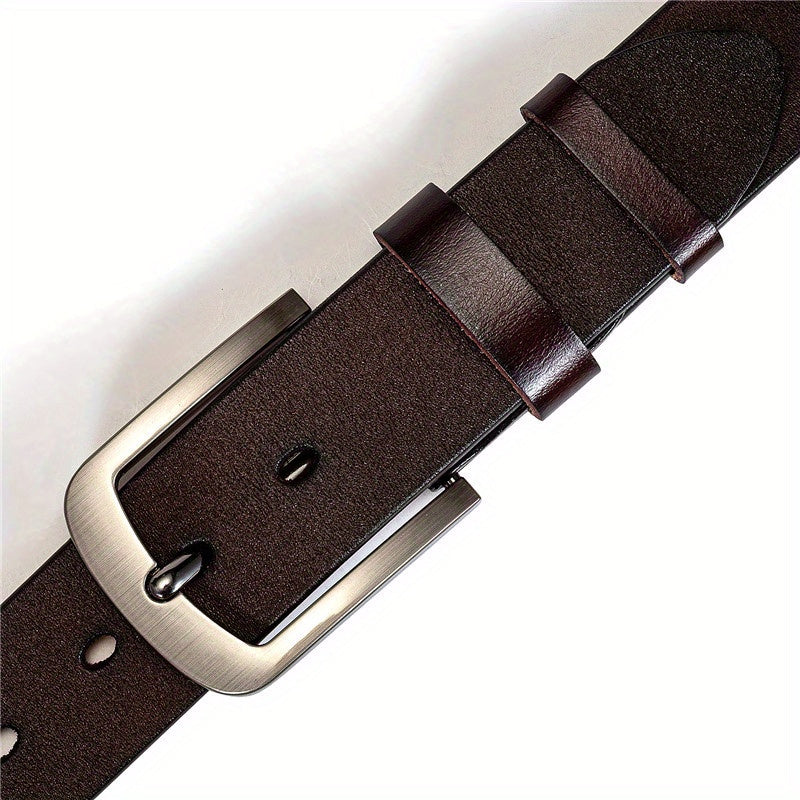 Men's Leather Belt for Jeans Pants Casual Party Holiday