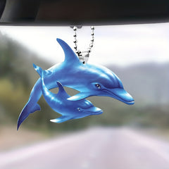 Bionic Dolphin Acrylic Car Pendant