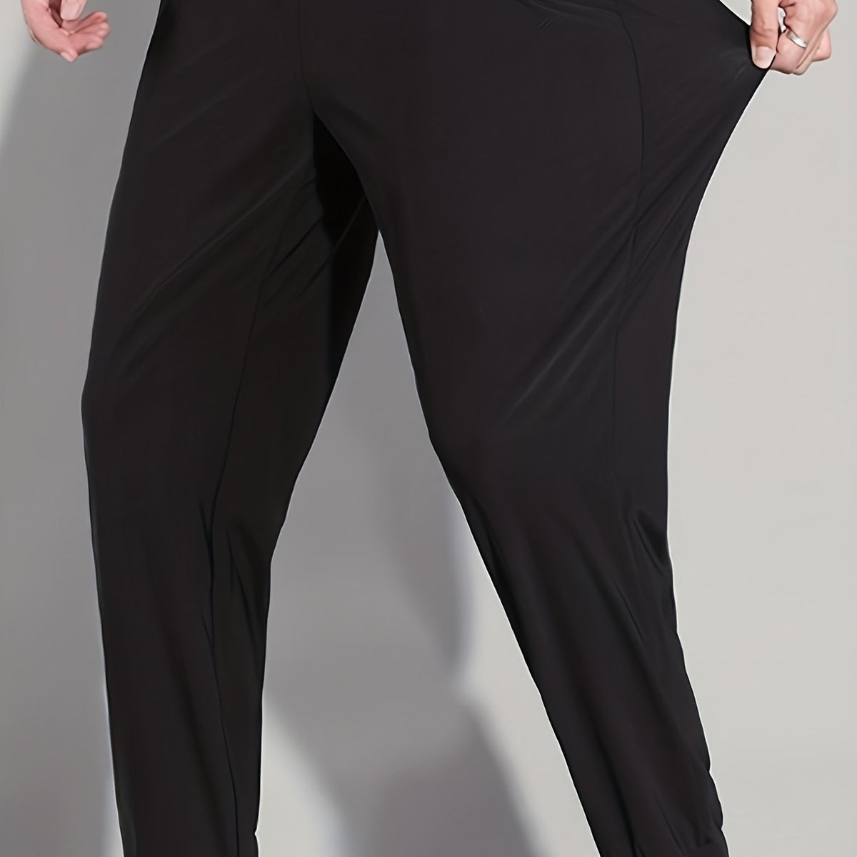Men's Quick Drying Breathable Jogger Pants Zipper Pocket Lightweight