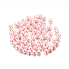 100pcs Glass Pearl Beads for DIY Jewelry Making