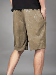 Men's Breathable Shorts With Pockets Summer Rapid Dry Sports Shorts