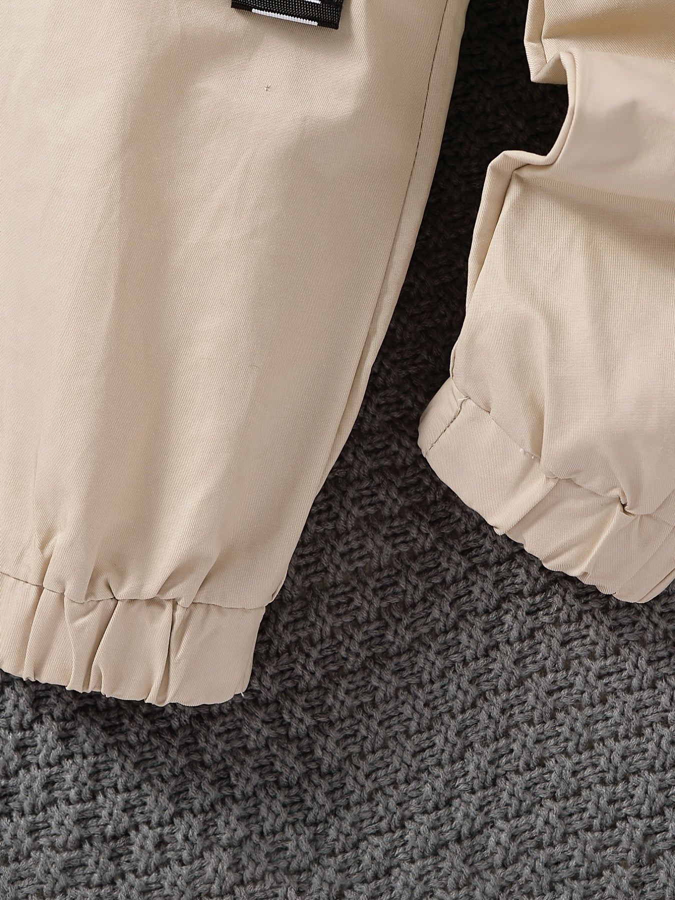 2pc Baby Girls Ruffle Knit Top & Cargo Pant Set