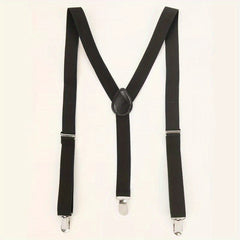 Men's Elastic Suspenders With 3 Clips High Elasticity