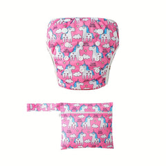 Cute Baby Swim Set: 1pc Swim Diaper & 1pc Diaper Bag