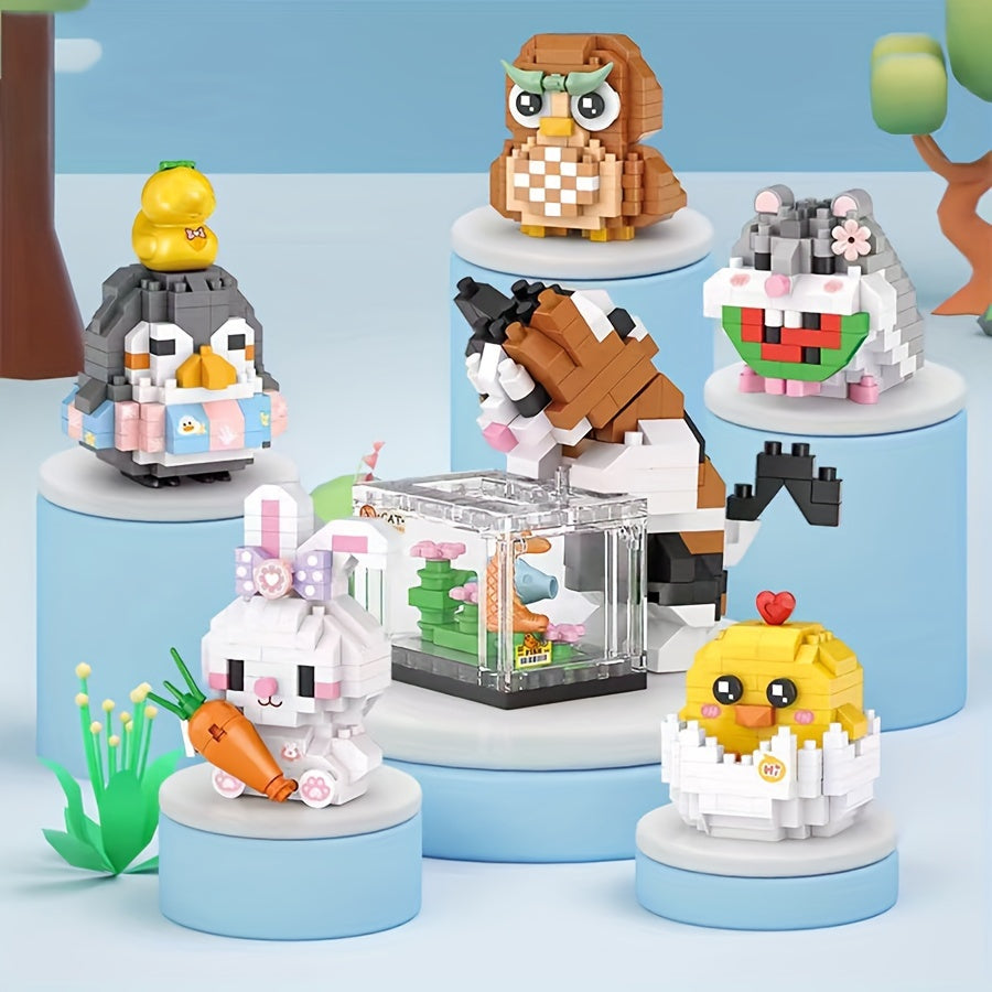 Animal Pet Model Assembly Toy Creative Gift Desktop Decoration