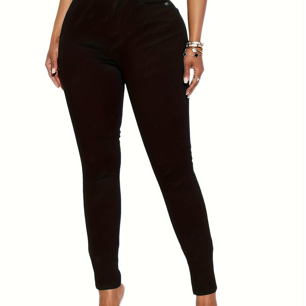  High Rise Stretch Skinny Jeans
