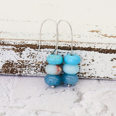 Boho Turquoise Bead Earrings
