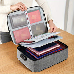 Portable Document Storage Bag Business Card Holder