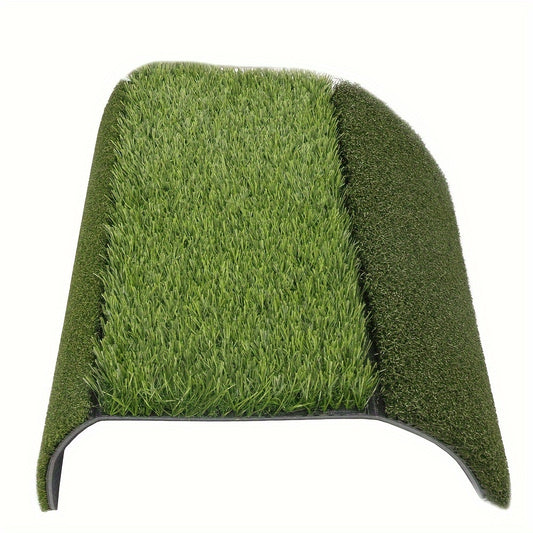 Thickened Golf Hitting Mat Swing Practice Non-slip Indoor Outdoor Mat w/ 6 Bubbl