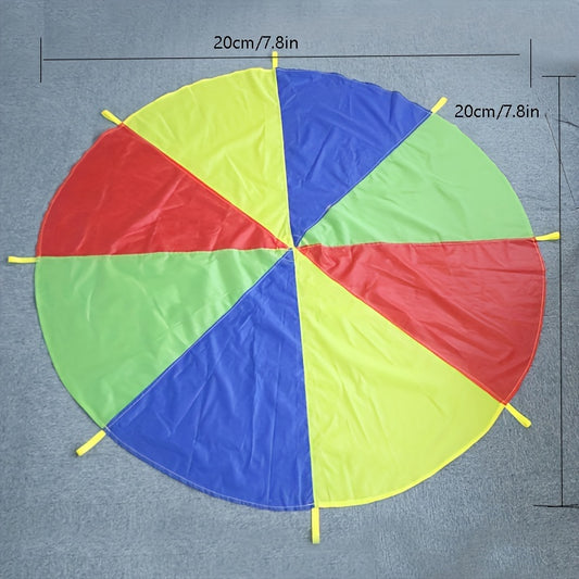 Multicolored Parachute Outdoor Game Parent child Sensory Training Equipment