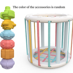 Rainbow Sesame Sensory Toy for Babies - Shape Recognition & Motor Skills