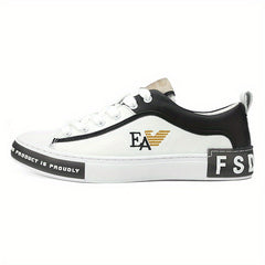 Men's Block Slip On Sneakers, Casual Walking Shoes