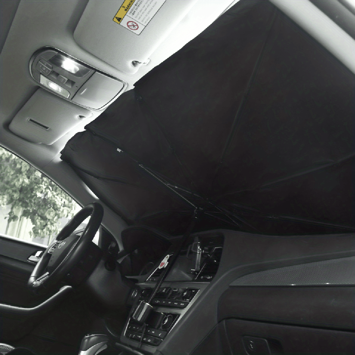 Car Front Windshield Sunshade Heat Insulation Board Sunscreen Manual Umbrella