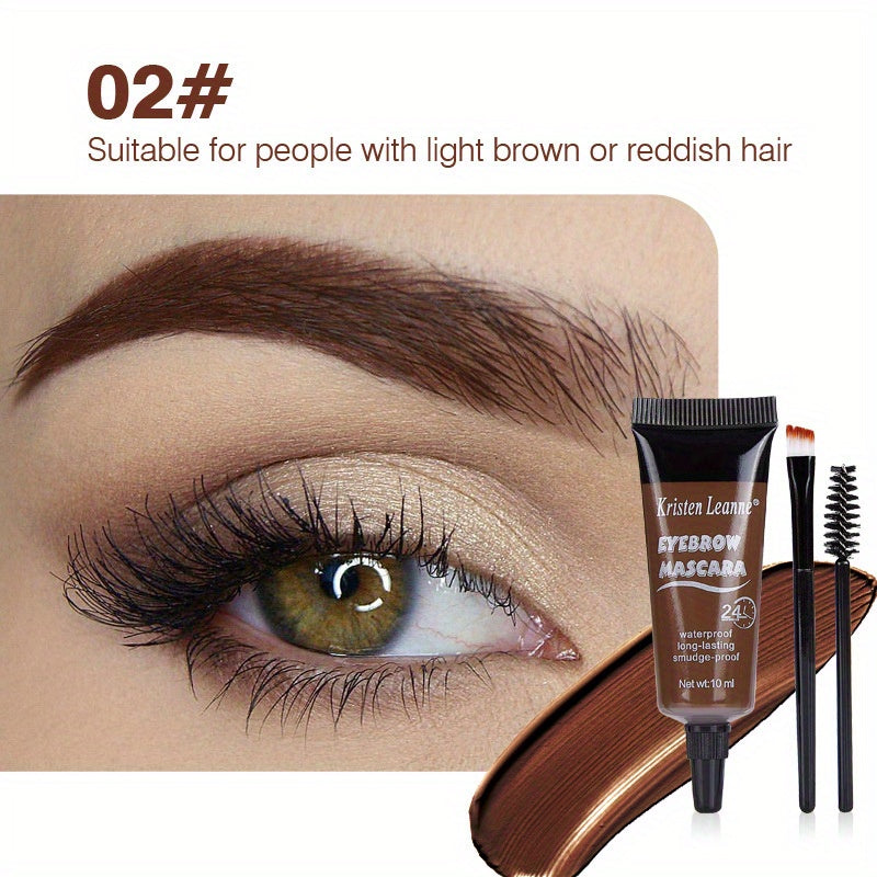 Smudge Proof Eyebrow Dye Liquid - Long Lasting Eyebrow Pomade Cream
