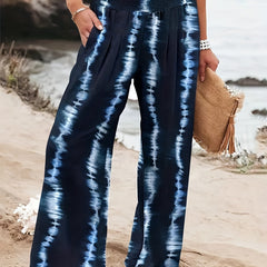  Tie Dye Wide Leg Pants