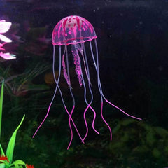 Silicone Glowing Jellyfish for Aquarium Decoration