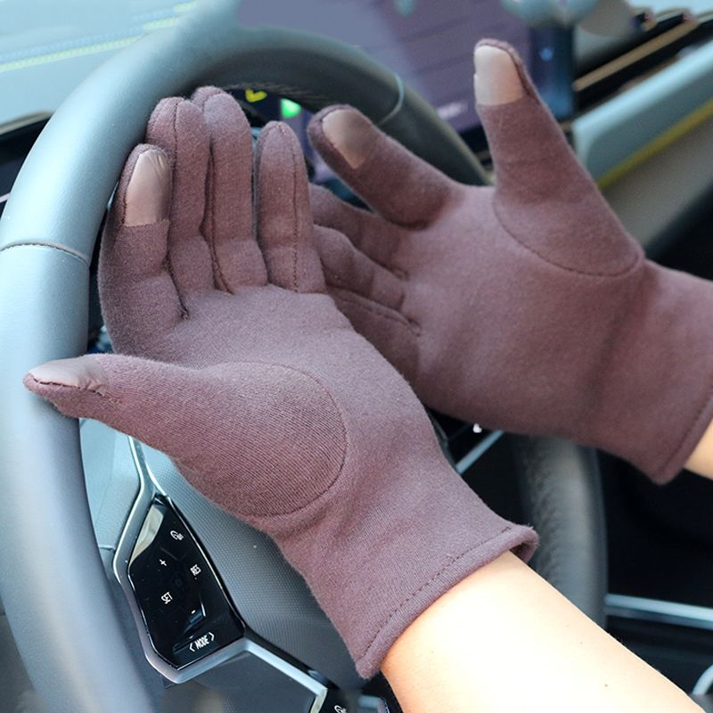 Men's Add Velvet Thick Warm Gloves Touch Screen Non-slip