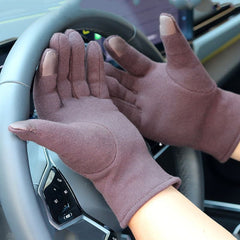 Men's Add Velvet Thick Warm Gloves Touch Screen Non-slip