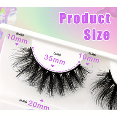 5 Pairs Thick Faux Mink False Eyelashes