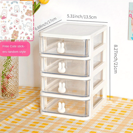 Kids Hair Accessory Storage Box with 3 Layers