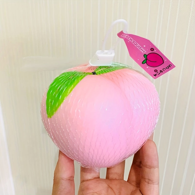 Big Peach Decompression Toy Pop Fidget - Gift For Stress Relief