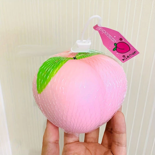 Big Peach Decompression Toy Pop Fidget - Gift For Stress Relief