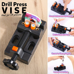 Pin Vise Hand Drill 10pcs Bit Drill Press Vise 210 PCS Keychain Supplies