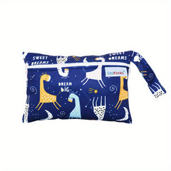 Waterproof Small Wet Bag Diaper Cloth Menstrual Pad Zipper Reusable Washable