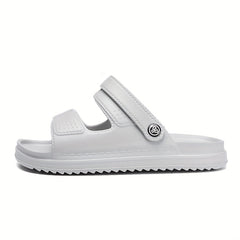 Men's Non Slip Platform Slides Comfortable Cloud Slides For Indoor Outdoor Bathr
