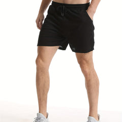 Quick Dry Drawstring Men's Swim Trunks Board Shorts Swimwear for Beach Pool