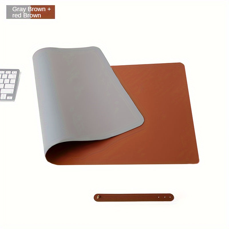 Large Mouse Pad PU Leather Pad For Desktop Laptop Desk Pad